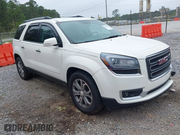 2014 GMC Acadia SLT with VIN 1GKKRRKDXEJ281703, listed as a IAAI auction lot 41945533 with 1 mi miles. Bid and sale history available at carsss.com. Image 1.