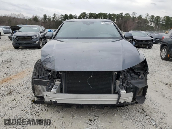 2020 Audi Q8 Premium Plus with VIN WA1EVAF19LD016508, listed as a Copart auction lot 44866694 with 49,835 mi miles and Salvage title. Bid and sale history available at DreamBid. Image 5.
