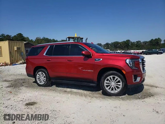 2021 GMC Yukon SLE with VIN 1GKS1AKD6MR200592, listed as a Copart auction lot 74764814 with 61,904 mi miles and Salvage Title. Bid and sale history available at carsss.com. Image 11.