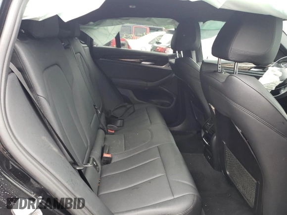 2020 BMW X4 xDrive30i with VIN 5UX2V1C06L9B74345, listed as a Copart auction lot 57495183 with 0 mi miles. Bid and sale history available at carsss.com. Image 10.