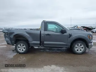 2023 Ford F-150 XL with VIN 1FTMF1C58PKF77242, listed as a IAAI auction lot 41559887 with 25,576 mi miles and . Bid and sale history available at carsss.com. Image 13.