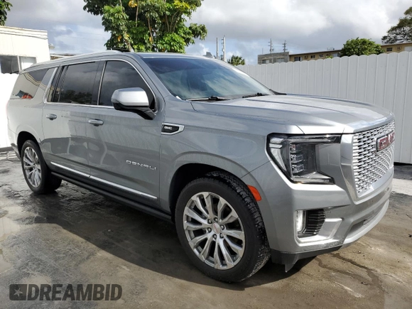 2023 GMC Yukon XL Denali with VIN 1GKS1JKL4PR349627, listed as a Copart auction lot 51690095 with 57,393 mi miles and Clean Title. Bid and sale history available at carsss.com. Image 4.