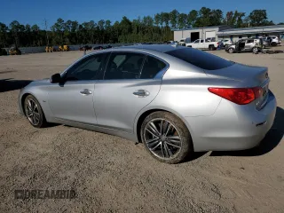 2017 Infiniti Q50 3.0t Signature Edition with VIN JN1EV7AR6HM832060, listed as a Copart auction lot 74277644 with 75,543 mi miles and Salvage Title. Bid and sale history available at carsss.com. Image 2.