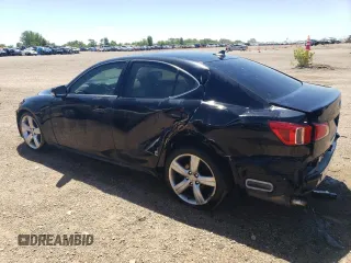2012 Lexus IS 250 with VIN JTHBF5C21C5176028, listed as a Copart auction lot 58313524 with 174,201 mi miles and Salvage Title. Bid and sale history available at DreamBid. Image 2.