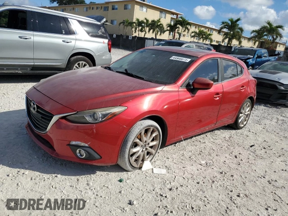 2015 Mazda 3 S Grand Touring with VIN JM1BM1M38F1255828, listed as a Copart auction lot 44908875 with 82,119 mi miles and Salvage Title. Bid and sale history available at DreamBid. Image 1.