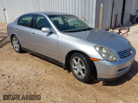 2004 Infiniti G35 w/Leather with VIN JNKCV51E24M614390, listed as a IAAI auction lot 42016569 with 229,477 mi miles and . Bid and sale history available at DreamBid. Image 1.