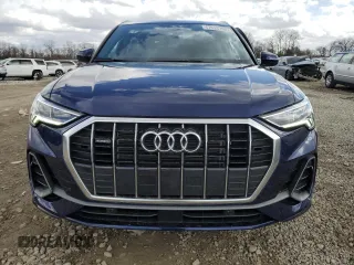 2023 Audi Q3 S line Premium Plus with VIN WA1EECF33P1037116, listed as a Copart auction lot 47653765 with 5,702 mi miles and Salvage title. Bid and sale history available at DreamBid. Image 5.