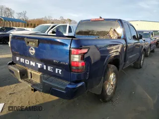 2022 Nissan Frontier SV with VIN 1N6ED1CM2NN684636, listed as a Copart auction lot 85599764 with 41,408 mi miles and Salvage title. Bid and sale history available at DreamBid. Image 3.