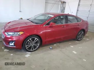 2020 Ford Fusion Titanium with VIN 3FA6P0D98LR107595, listed as a Copart auction lot 62261745 with 102,683 mi miles and Clean title. Bid and sale history available at DreamBid. Image 1.