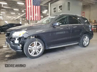 2015 Mercedes-Benz M 350 with VIN 4JGDA5HB7FA558153, listed as a Copart auction lot 63317875 with 115,957 mi miles and Salvage title. Bid and sale history available at DreamBid. Image 1.