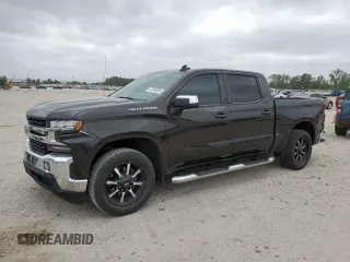 2021 Chevrolet Silverado 1500 LT with VIN 1GCPWCET9MZ412274, listed as a Copart auction lot 50360095 with 79,753 mi miles and Salvage Title. Bid and sale history available at DreamBid. Image 1.