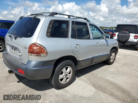 2005 Hyundai Santa Fe GLS with VIN KM8SC13E25U002566, listed as a Copart auction lot 73711124 with 152,245 mi miles and Salvage Title. Bid and sale history available at carsss.com. Image 3.