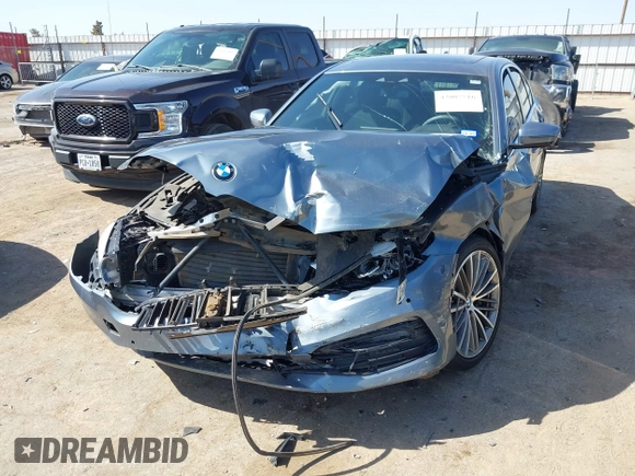 2018 BMW 5 Series 530i xDrive with VIN WBAJA7C53JG907445, listed as a IAAI auction lot 42007516 with Not Provided miles. Bid and sale history available at carsss.com. Image 6.
