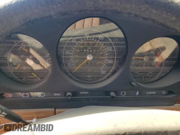 1985 Mercedes-Benz SL with VIN WDBBA45C9FA017476, listed as a Copart auction lot 74177774 with 135,805 mi miles and Salvage title. Bid and sale history available at DreamBid. Image 9.