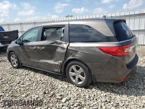 2020 Honda Odyssey EX with VIN 5FNRL6H5XLB030260, listed as a Copart auction lot 63416575 with 71,238 mi miles and Salvage title. Bid and sale history available at DreamBid. Image 2.
