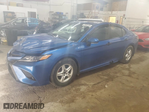 2019 Toyota Camry LE with VIN 4T1B11HK7KU286616, listed as a Copart auction lot 51649195 with 50,137 mi miles and Salvage Title. Bid and sale history available at carsss.com. Image 1.