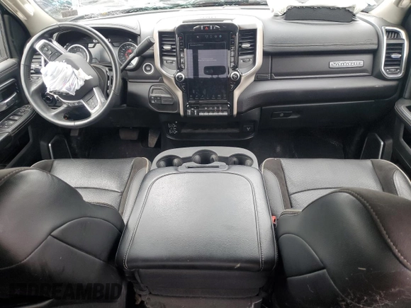 2023 Ram 2500 Laramie with VIN 3C6UR5FL4PG580565, listed as a Copart auction lot 71935344 with 13,939 mi miles and Salvage Title. Bid and sale history available at carsss.com. Image 8.