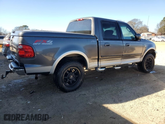 2003 Ford F-150 XLT with VIN 1FTRW08L43KD52642, listed as a Copart auction lot 46829485 with 206,718 mi miles and Salvage Title. Bid and sale history available at carsss.com. Image 3.