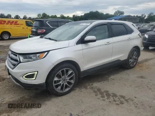 2015 Ford Edge Titanium z VIN 2FMTK3K87FBC24932, wystawiony jako Copart lot #56111565 z przebiegiem 199 015 mil mil oraz Szkoda całkowita • Salvage title. Historia ofert i sprzedaży dostępna na DreamBid. Obrazek 1.