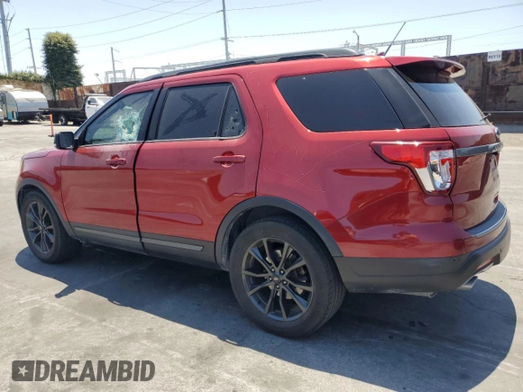2019 Ford Explorer XLT z VIN 1FM5K7D81KGA41915, wystawiony jako Copart lot #63630995 z przebiegiem 59 801 mil mil oraz Szkoda całkowita • Salvage title. Historia ofert i sprzedaży dostępna na DreamBid. Obrazek 2.