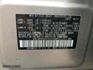 2017 Subaru Outback Premium with VIN 4S4BSAHC5H3372091, listed as a Copart auction lot 66867314 with 95,315 mi miles and Salvage Title. Bid and sale history available at carsss.com. Image 13.