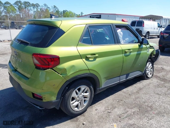 2021 Hyundai Venue SE with VIN KMHRB8A32MU114794, listed as a IAAI auction lot 41768493 with 127,190 mi miles. Bid and sale history available at carsss.com. Image 4.
