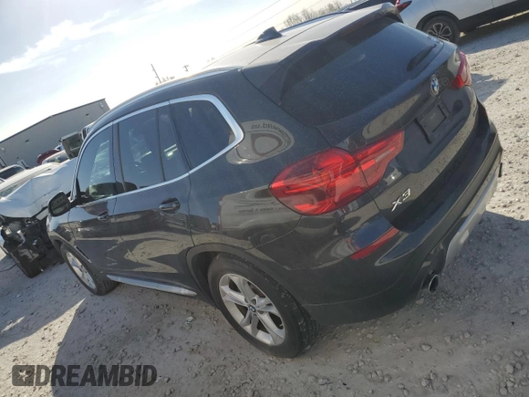 2019 BMW X3 sDrive30i with VIN 5UXTR7C52KLE94593, listed as a Copart auction lot 48560335 with 70,809 mi miles and Salvage Title. Bid and sale history available at DreamBid. Image 2.