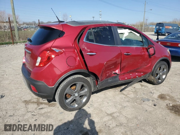 2014 Buick Encore Convenience with VIN KL4CJBSB7EB536924, listed as a Copart auction lot 51264995 with 145,243 mi miles and Salvage Title. Bid and sale history available at DreamBid. Image 3.