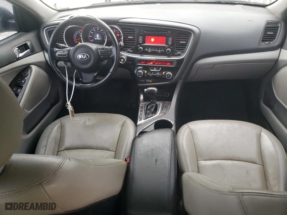 2014 Kia Optima EX with VIN 5XXGN4A77EG328301, listed as a Copart auction lot 43441085 with 203,747 mi miles and Salvage Title. Bid and sale history available at carsss.com. Image 8.