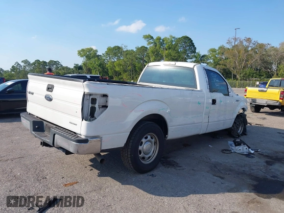 2013 Ford F-150 XL with VIN 1FTNF1CF5DKF81578, listed as a IAAI auction lot 41319200 with 251,998 mi miles. Bid and sale history available at carsss.com. Image 4.