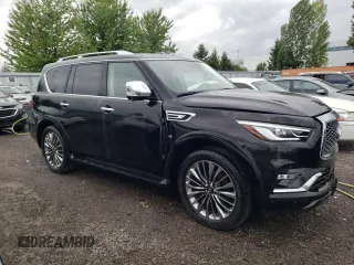 2019 Infiniti QX80 LUXE with VIN JN8AZ2NC6K9461067, listed as a Copart auction lot 61438343 with 105,102 mi miles. Bid and sale history available at carsss.com. Image 4.