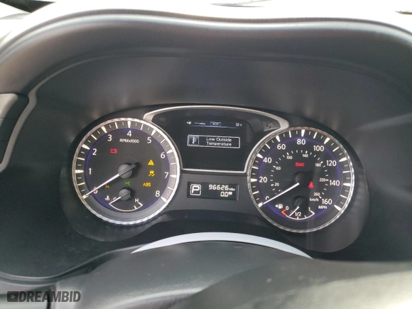 2013 Infiniti JX35 with VIN 5N1AL0MM4DC321306, listed as a Copart auction lot 84453734 with 96,626 mi miles and Salvage Title. Bid and sale history available at carsss.com. Image 9.