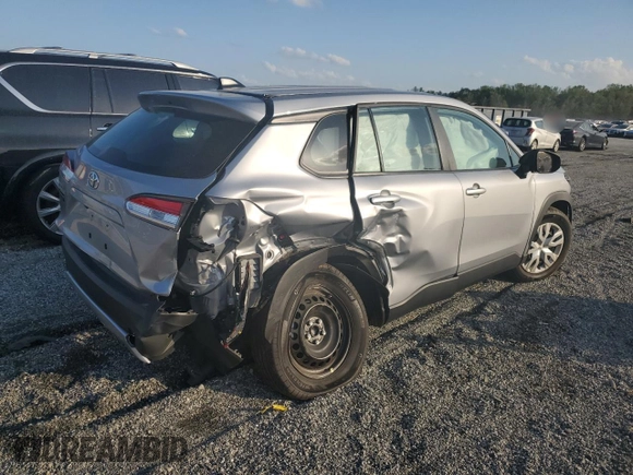 2024 Toyota Corolla Cross L with VIN 7MUAAAAG3RV088481, listed as a Copart auction lot 51599005 with 21,746 mi miles and Salvage title. Bid and sale history available at DreamBid. Image 3.