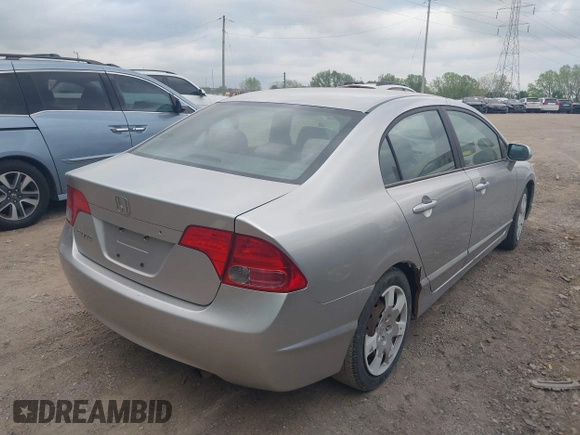 2006 Honda Civic LX with VIN 1HGFA16516L116560, listed as a IAAI auction lot 42145668 with Not Provided miles and . Bid and sale history available at DreamBid. Image 4.