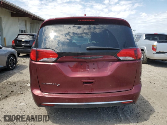 2020 Chrysler Pacifica Touring with VIN 2C4RC1FG2LR235891, listed as a Copart auction lot 54235655 with 75,343 mi miles and Salvage Title. Bid and sale history available at DreamBid. Image 6.
