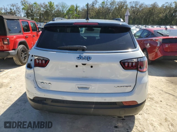 2022 Jeep Compass (RED) Edition with VIN 3C4NJDCB1NT115868, listed as a Copart auction lot 47720275 with 50,385 mi miles and Salvage Title. Bid and sale history available at DreamBid. Image 6.