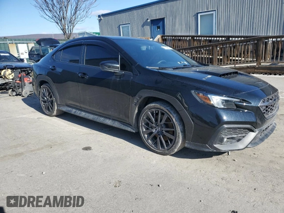 2022 Subaru WRX Premium with VIN JF1VBAF61N9003368, listed as a Copart auction lot 47369045 with 21,575 mi miles and Salvage Title. Bid and sale history available at carsss.com. Image 4.