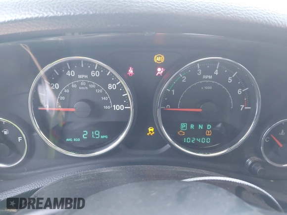 2014 Jeep Wrangler Sport with VIN 1C4AJWAG9EL155409, listed as a IAAI auction lot 41869906 with 102,400 mi miles and . Bid and sale history available at carsss.com. Image 7.