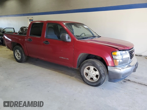 2004 GMC Canyon 1SB SLE Z85 with VIN 1GTCS136148151238, listed as a Copart auction lot 49305655 with 0 mi miles and Salvage Title. Bid and sale history available at carsss.com. Image 4.