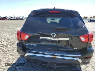 2019 Nissan Pathfinder SV with VIN 5N1DR2MN0KC603021, listed as a Copart auction lot 55785595 with 60,674 mi miles and Salvage title. Bid and sale history available at DreamBid. Image 6.