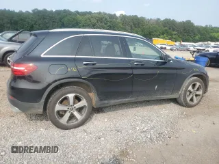 2019 Mercedes-Benz GLC 300 with VIN WDC0G4JB1KF589640, listed as a Copart auction lot 58908725 with 98,190 mi miles and Salvage title. Bid and sale history available at DreamBid. Image 3.