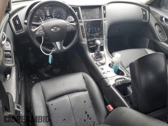 2017 Infiniti Q50 Signature Edition z VIN JN1EV7AR4HM837337, wystawiony jako Copart lot #54302425 z przebiegiem 140 604 mil mil oraz Szkoda całkowita • Salvage title. Historia ofert i sprzedaży dostępna na DreamBid. Obrazek 8.