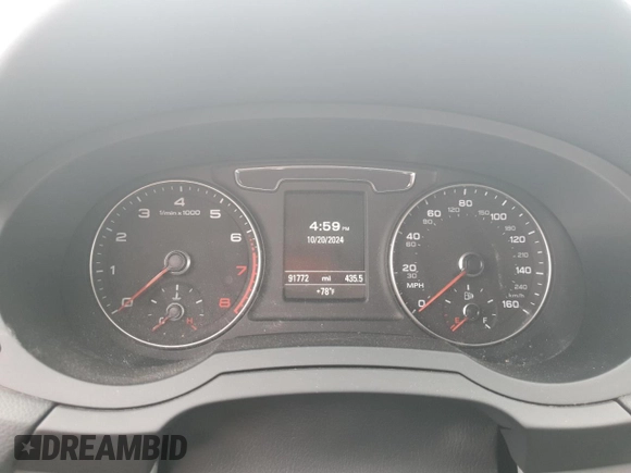 2016 Audi Q3 Premium Plus with VIN WA1EFCFS7GR009468, listed as a Copart auction lot 75267504 with 91,772 mi miles and Non repairable. Bid and sale history available at DreamBid. Image 9.
