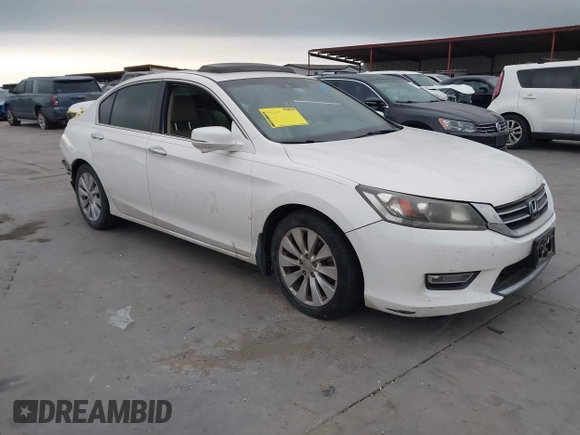 2013 Honda Accord EX-L with VIN 1HGCR2F84DA187255, listed as a IAAI auction lot 42007494 with 149,213 mi miles and . Bid and sale history available at DreamBid. Image 1.