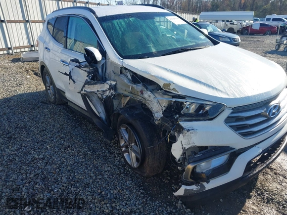 2017 Hyundai Santa Fe Sport 2.4L with VIN 5NMZU3LB9HH010581, listed as a IAAI auction lot 41758130 with 117,526 mi miles. Bid and sale history available at carsss.com. Image 6.