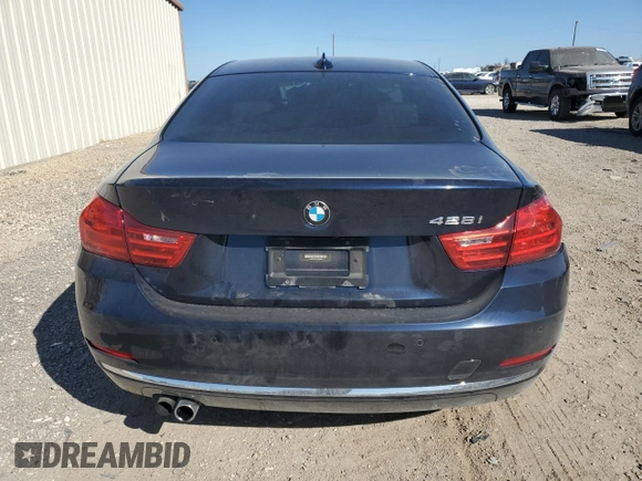 2015 BMW 4 Series 428i with VIN WBA3N3C56FK232040, listed as a Copart auction lot 49974885 with 48,450 mi miles and Salvage Title. Bid and sale history available at DreamBid. Image 6.