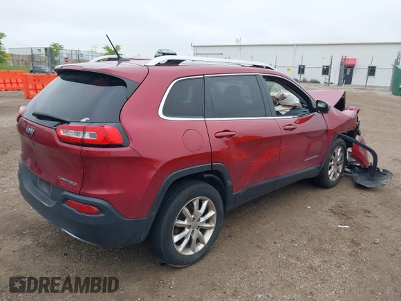 2014 Jeep Cherokee Limited z VIN 1C4PJMDB9EW281248, wystawiony jako IAAI lot #42180172 z przebiegiem 153 777 mil mil oraz . Historia ofert i sprzedaży dostępna na DreamBid. Obrazek 4.