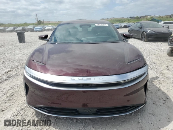 2023 Lucid Air Touring z VIN 50EA1TEA0PA003548, wystawiony jako Copart lot #54116365 z przebiegiem 25 535 mil mil oraz Szkody całkowita. Historia ofert i sprzedaży dostępna na DreamBid. Obrazek 5.