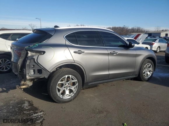 2020 Alfa Romeo Stelvio Sport with VIN ZASPAKANXL7C98870, listed as a Copart auction lot 88543385 with 61,698 mi miles and Salvage Title. Bid and sale history available at carsss.com. Image 3.