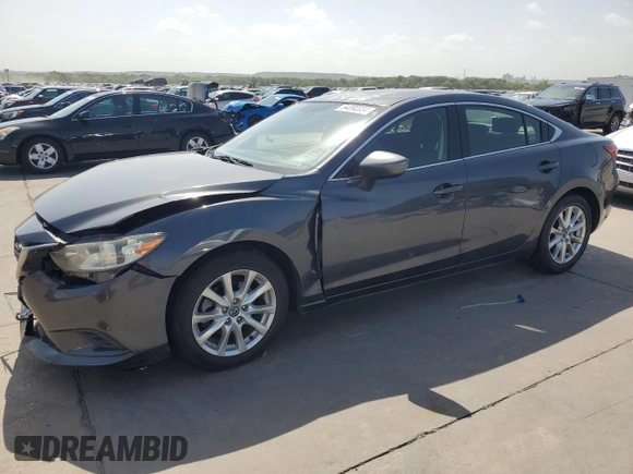 2016 Mazda 6 i Sport with VIN JM1GJ1U50G1406372, listed as a Copart auction lot 64592034 with 44,219 mi miles and Clean Title. Bid and sale history available at DreamBid. Image 1.
